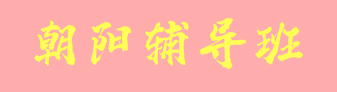 朝阳辅导班