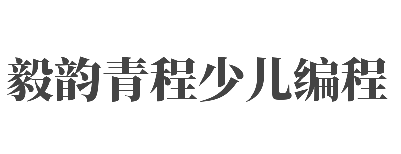 毅韵青程少儿编程