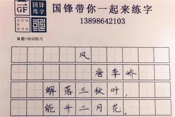 国峰练字加盟电话，品牌优势有哪些?