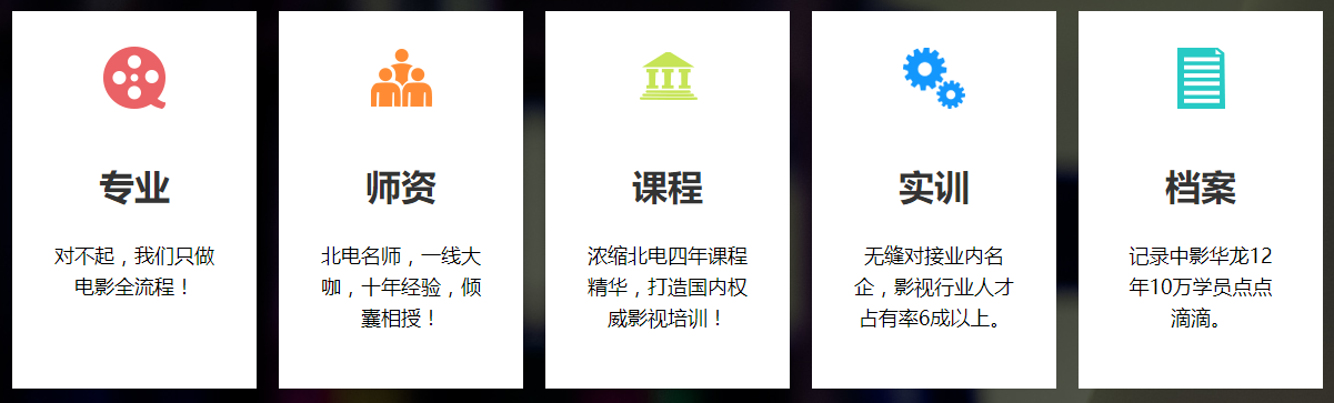 中影华龙教育加盟优势