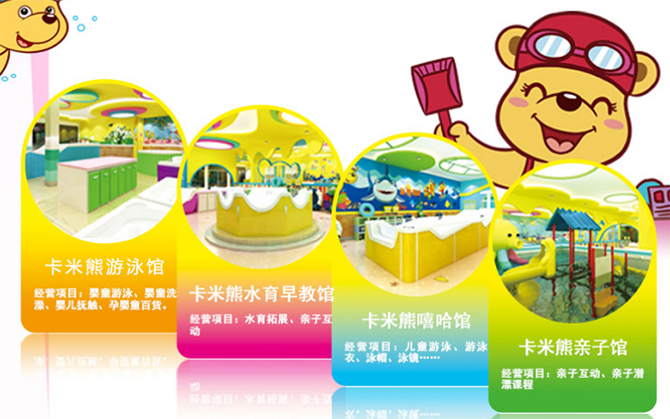 卡米熊儿童水育加盟