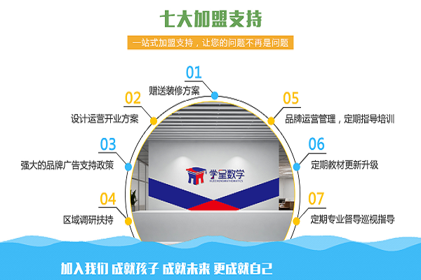 学呈数学加盟